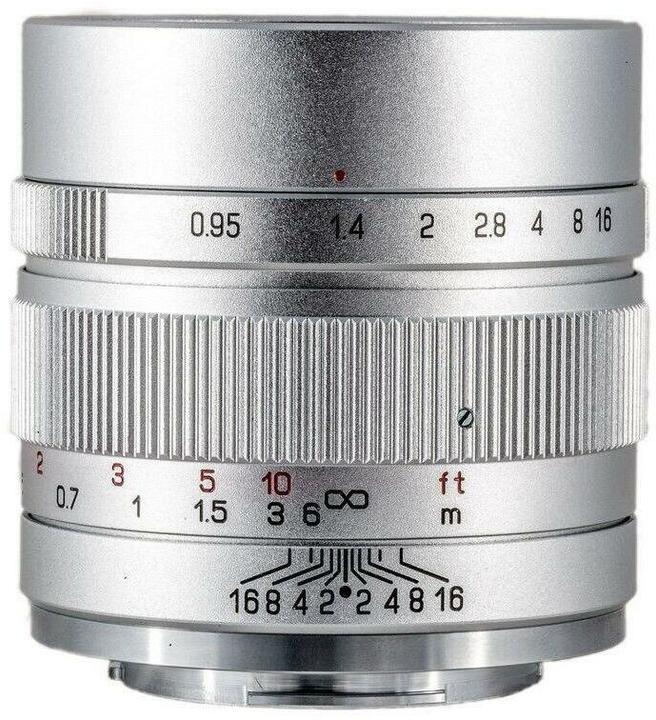Actual product image Zhongyi Mitakon Fixed focal length Speedm. 35 mm F/0.95 M2 Silver - Fuji X (Fujifilm X, APS-C / DX)