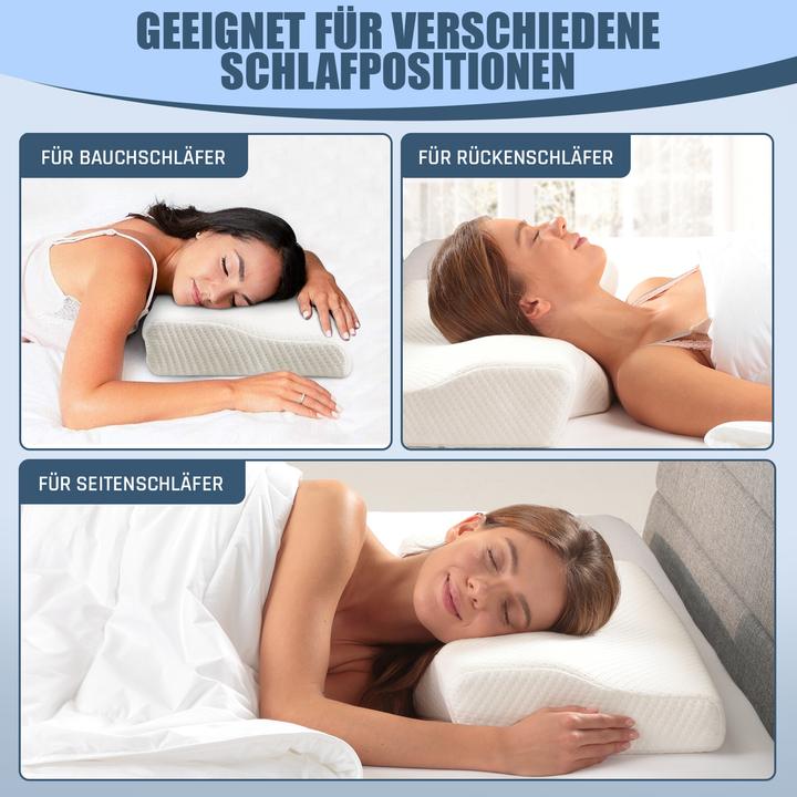 Actual product image Bestschlaf Anti-Schnarch Kissen »Visko« (35 x 60 x 11 cm)