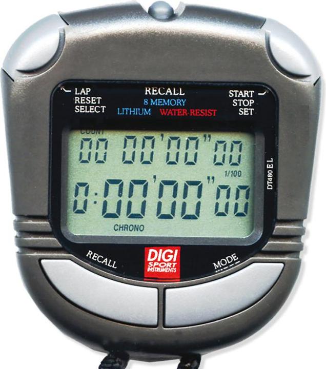 Immagine prodotto Digi Sport DIGI PC-73 Cronometro, grigio, con luce notturna
