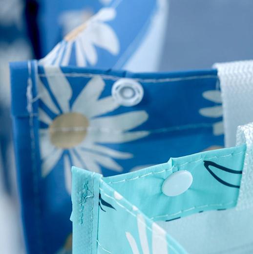 Produktbild Bekos 3er-Set Recycling-Taschen "Blume" aus recycelten PET- Flaschen RPET