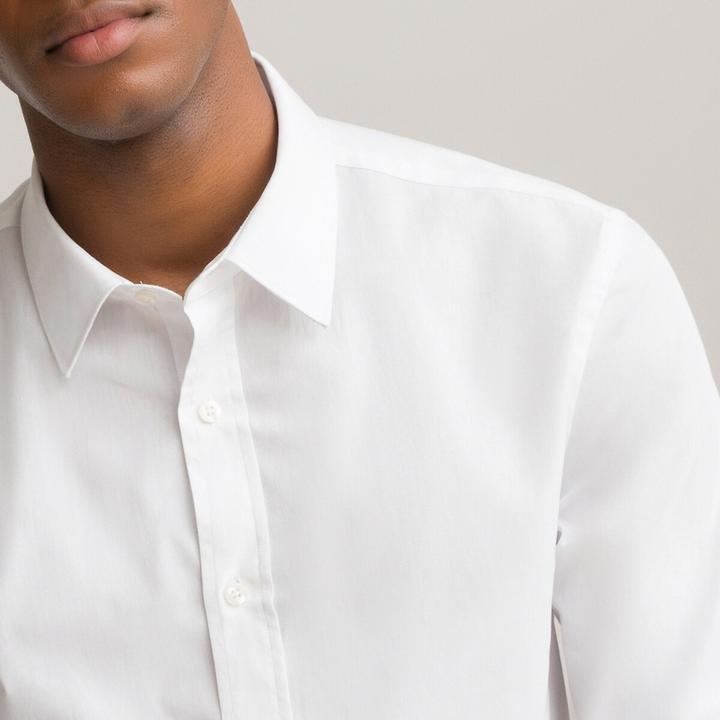 Actual product image La Redoute Collections Slim Fit Shirt with French Collar (XL)