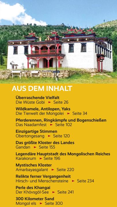 Image du produit Reiseführer Mongolei (Allemand, Marion Wisotzki, Ernst von Waldenfels, Erna Käppeli, 2023)