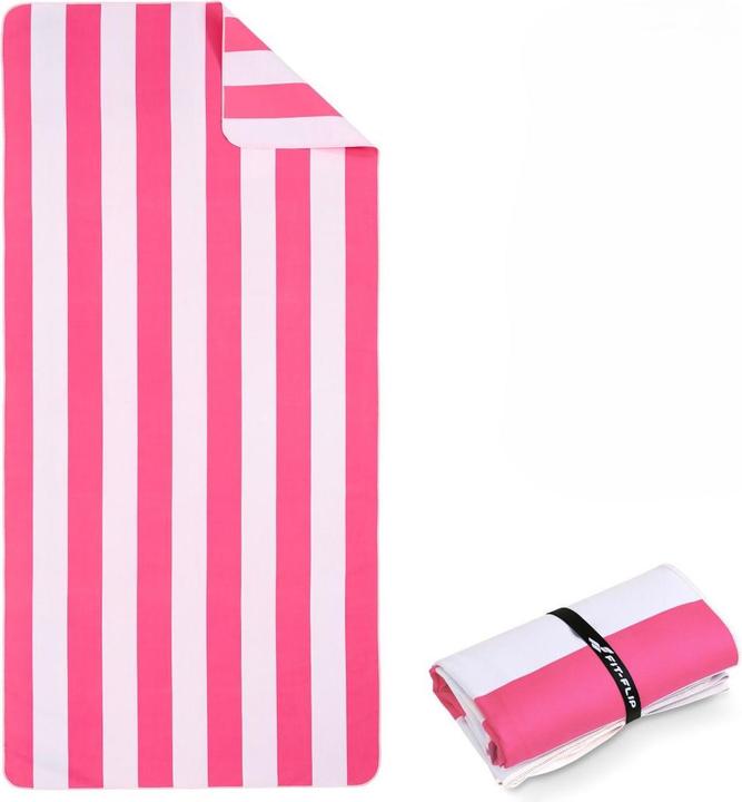 Actual product image Fit-Flip Strandtuch XXL Mikrofaser schnelltrocknendes Badetuch 160x90cm (160 x 90 cm)