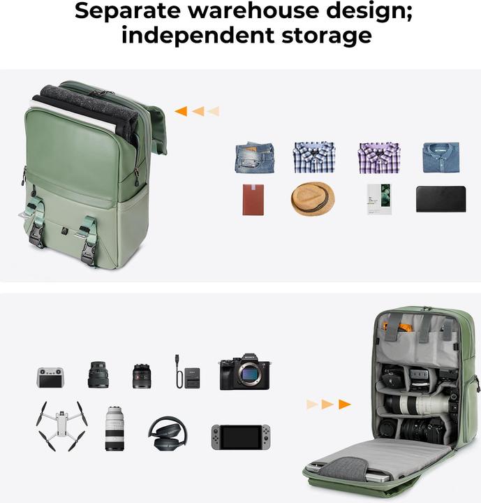 Image du produit K&F Concept Sac à dos 20L Beta V9 (Sac à dos photo, 20 l)