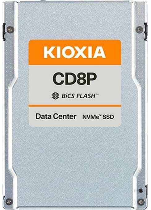 Kioxia CD8P-R Series KCD8XPUG3T84 3840 GB 1 DWPD 2.5 63.5mm PCIe 5.0 NVMe SIE SAS SSD (3840 GB, 2.5")