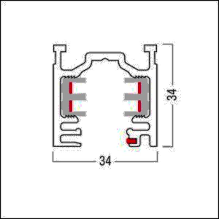 Actual product image Zumtobel ZUMT conductor rail