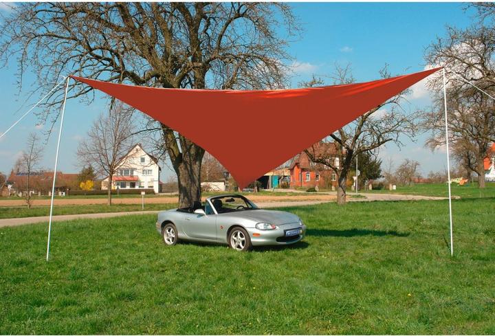 Produktbild Dema Sonnensegel dreieckig 5x5x5 m rot