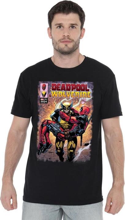 Image du produit Deadpool & Wolverine - T-shirt WOLVERINE SAVES DEADPOOL - Homme (M)