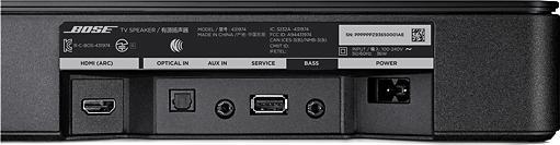 Actual product image Bose TV Speaker (100 W, Stereo)