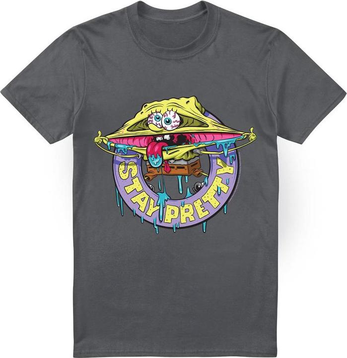 Immagine prodotto Spongebob Squarepants Stay Pretty Maglietta Uomo (L)