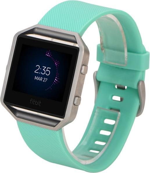 Actual product image JTI TPU wristband compatible with Fitbit Blaze - Turquoise (Plastic)