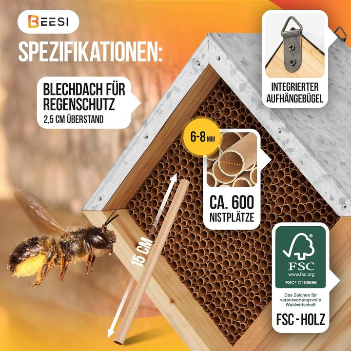 Produktbild Beesi Bienenhotel (Wildbienen)