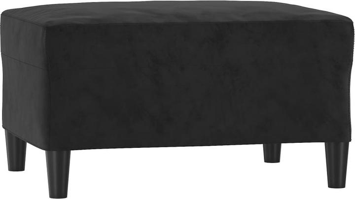 Immagine prodotto VidaXL Set di divani Cuscino Poltrona Divano Divano Design Divano 4 pezzi in velluto nero (3 posti)