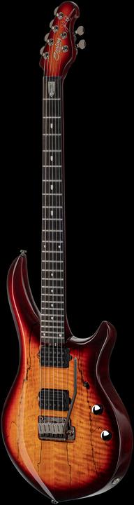 Produktbild E-Gitarre, Majesty 200X, Spalted Maple, DiMarzio, Blood Orange, Tasche (E-Gitarre)