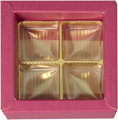 Immagine prodotto miniSchoggi Confezione Pralina Rosa per 4 cioccolatini (4 x)