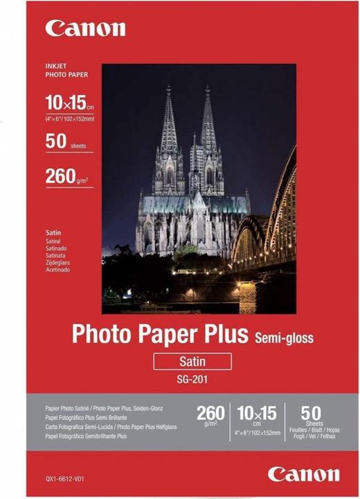 Image du produit Canon SG-201 Plus Semi-Gloss (260 g/m², 10 x 15 cm, 50 x)
