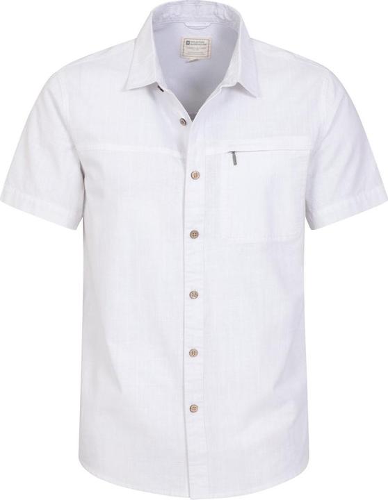Actual product image Mountain Warehouse Mens Coconut Slub Short-Sleeved Shirt (4XL)