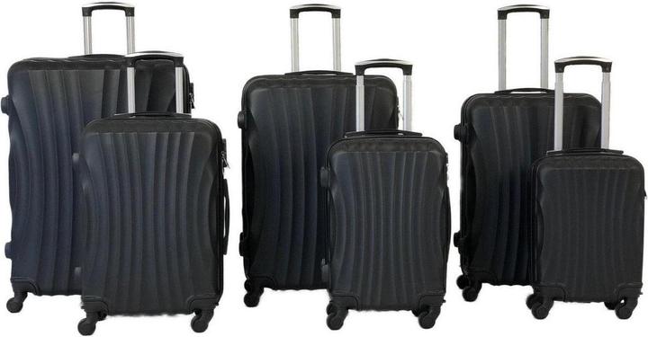 Trolleymax Trolleymaxx Reisekoffer Schwarz (50 l, L (90 - 115l))