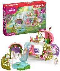 Produktbild Schleich Glitzerndes Blütenhaus mit Einhörnern, See und Stall