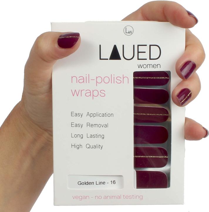 Actual product image Vargu solid purple (Artificial nails, solid purple)