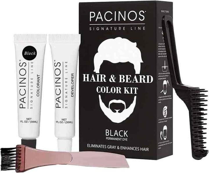 Pacinos Signature Line PACINOS Haar- und Bartfärbeset (Noir)