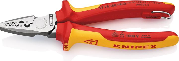 Immagine prodotto Knipex Pinza per serrare terminali a bussola (180 mm)