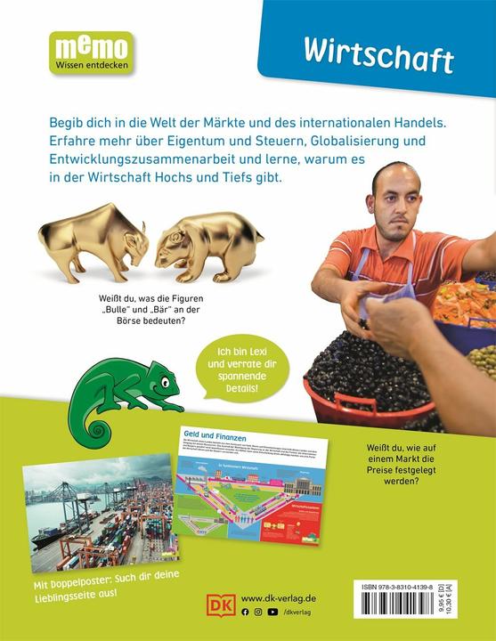 Produktbild memo Wissen entdecken. Wirtschaft (Deutsch, David Goldblatt, Johnny Acton, 2021)