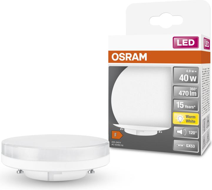 Produktbild Osram Led Star Gx53 (GX53, 4.90 W, 470 lm, 1 x, F)