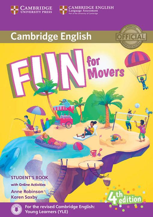 Actual product image Fun for Movers. Student's Book with audio with online activities. 4th Edition (German, English, Karen, Robinson, Anne/Saxby, 2017)