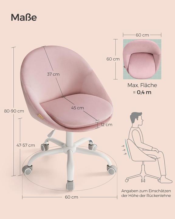 Produktbild Songmics Homeoffice Stuhl
