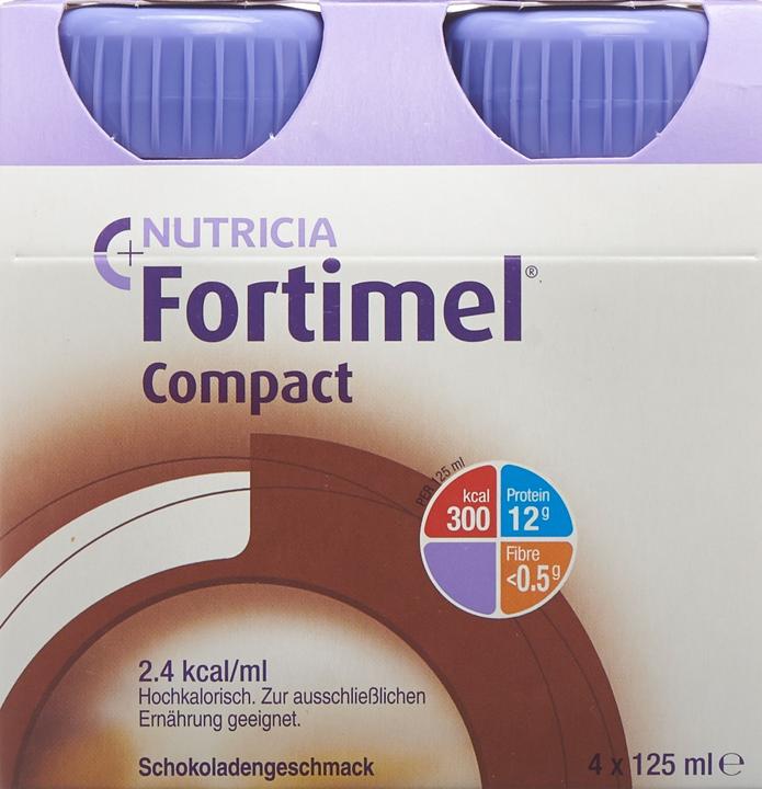 Actual product image Fortimel Compact 2.4 Chocolate (Chocolate, 4 x)