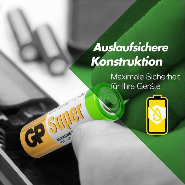Produktbild GP Batteries AA Mignon Batterie GP Alkaline Super 1,5V 40 Stück (40 Stk., AA)