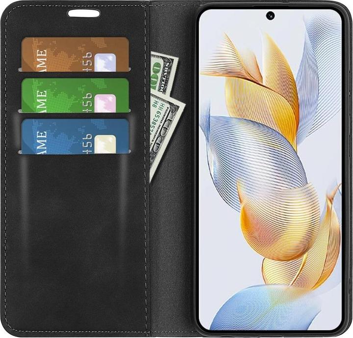 Produktbild Cover-Discount Honor 90 - Stand Flip Case Hülle schwarz (Honor 90)