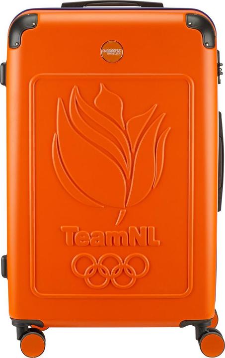 Princess Traveller Princess Traveler Teamnl - Reisekoffer - Orange - Paris Edition - L - 76 cm (921 l, L (90 - 115l))