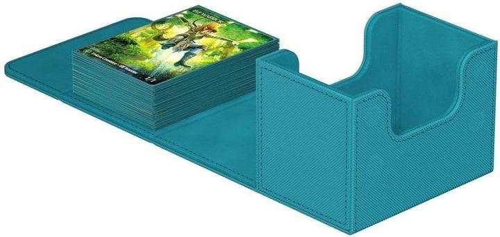 Image du produit Ultimate Guard Boîte à cartes XenoSkin Sidewinder Monocolor 80+ bleu pétrole