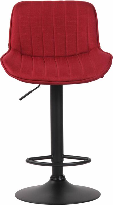 Immagine prodotto CLP Set di 2 sgabelli da bar Lentini Tessuto nero, rosso