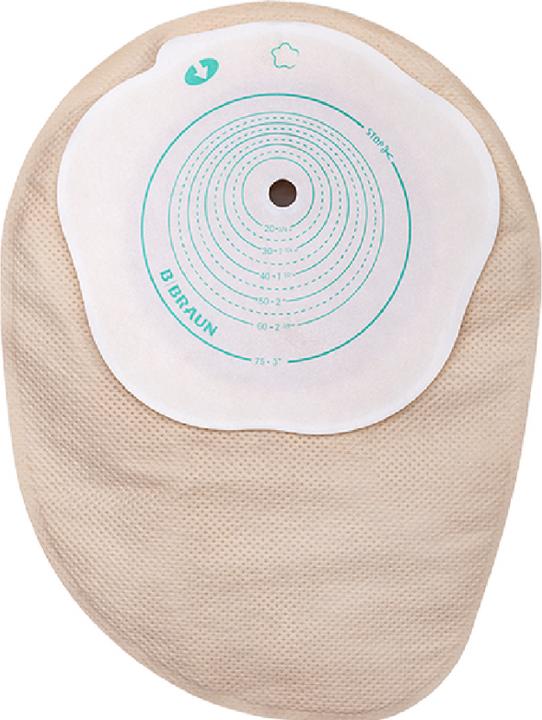 Produktbild B.Braun Softima Colostomiebeutel Standard 30mm beige (30 Stück, 2709 ml, 543 g)