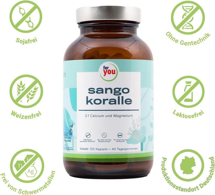 Actual product image For You sango coral (120 Piece, Capsules, 146.40 g)