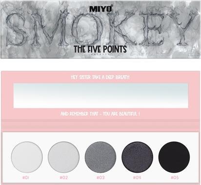 MIYO The Five Points Smokey Eyeshadow Palette 02 6.5G