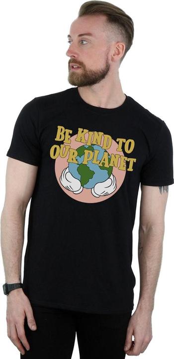 Actual product image Disney Mens Mickey Mouse Be Kind To Our Planet T-Shirt (XXL)