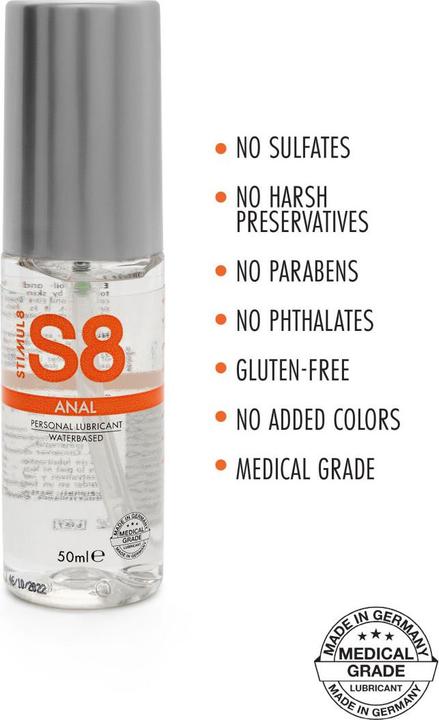 Productafbeelding Stimul8 S8 WB Anaal glijmiddel 50ml (50 ml)