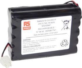 Image du produit Rs Pro MGN0947 Batterie AA NiCd, 24V / 700mAh, connecteur enfichable (1 pcs, AA, 700 mAh)