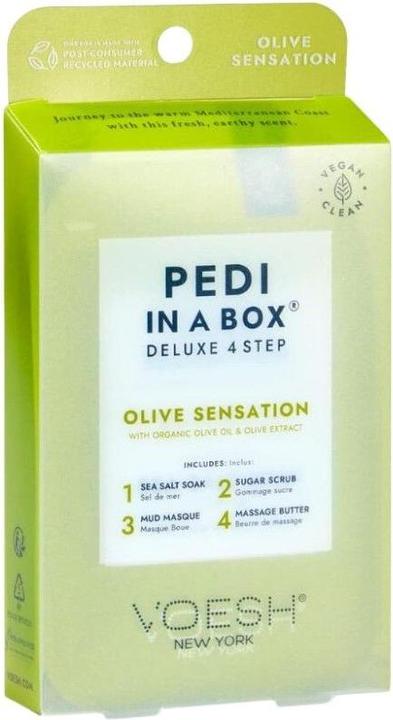 Actual product image Voesh Pedi Olive Sensation (Foot cream & foot gel, Foot bath, Foot mask)