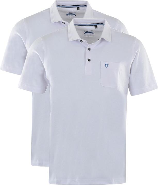 Hajo 2er Pack Pique Poloshirt (60, 4XL)