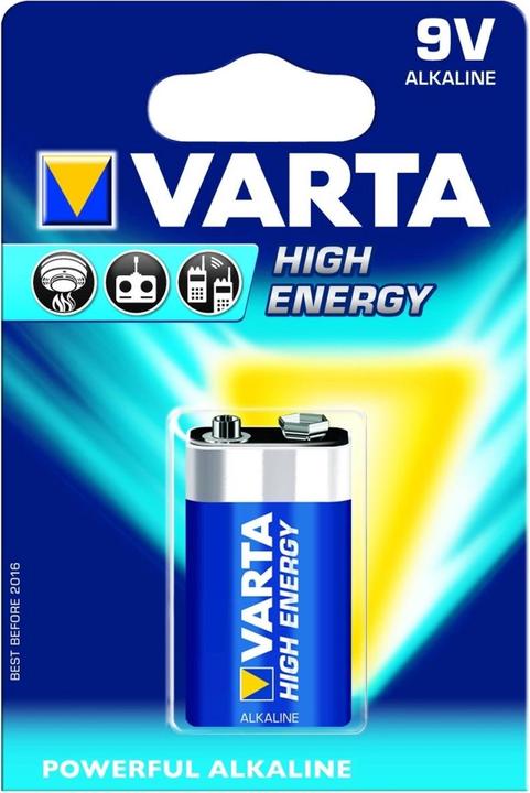 Produktbild Varta LONGLIFE Power (1 Stk., 9V Block, 580 mAh)