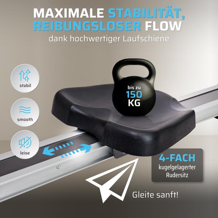 Actual product image Sportplus Rowing machine