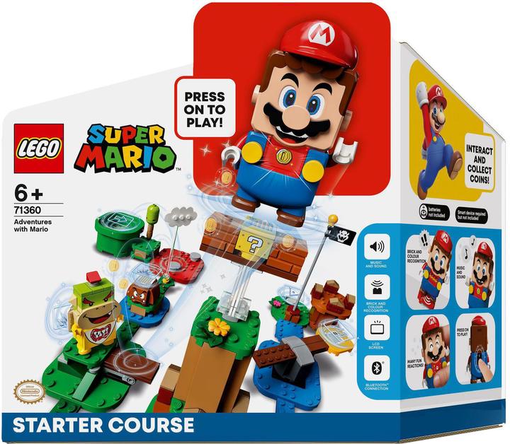 Image du produit LEGO Pack de démarrage Les Aventures de Mario (71360, LEGO Super Mario, LEGO difficiles à trouver)
