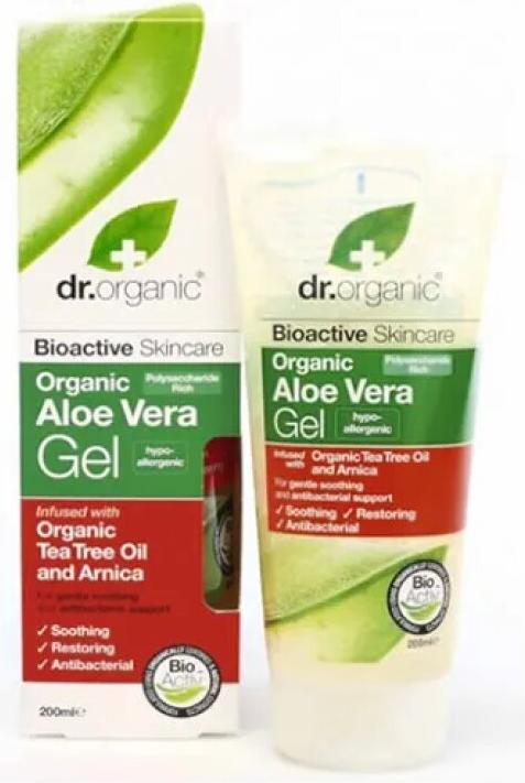 Produktbild Dr. Organic Bio Aloe Vera Gel mit Teebaum Arnika 200ml (Gel, 200 ml)
