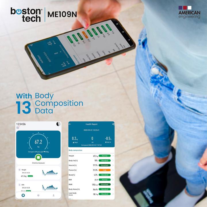 Produktbild Boston Tech Körperanalysewaage (180 kg)