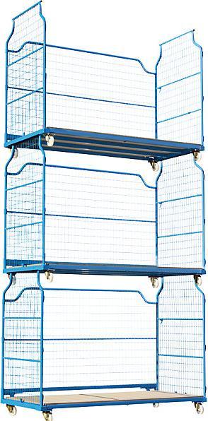 Produktbild Cordes Universal-Corlette® + Vergitterung, Typ 2400, lichtblau, 2400x1150x1850 (800 kg)